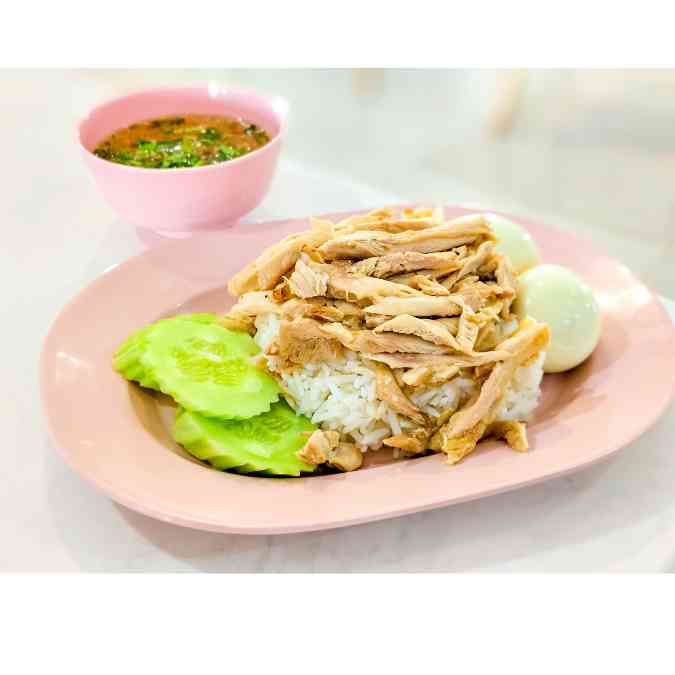 chicken rice ข้าวมันไก่ ข้าวมันไก่ทอด ข้าวมันไก่ต้ม