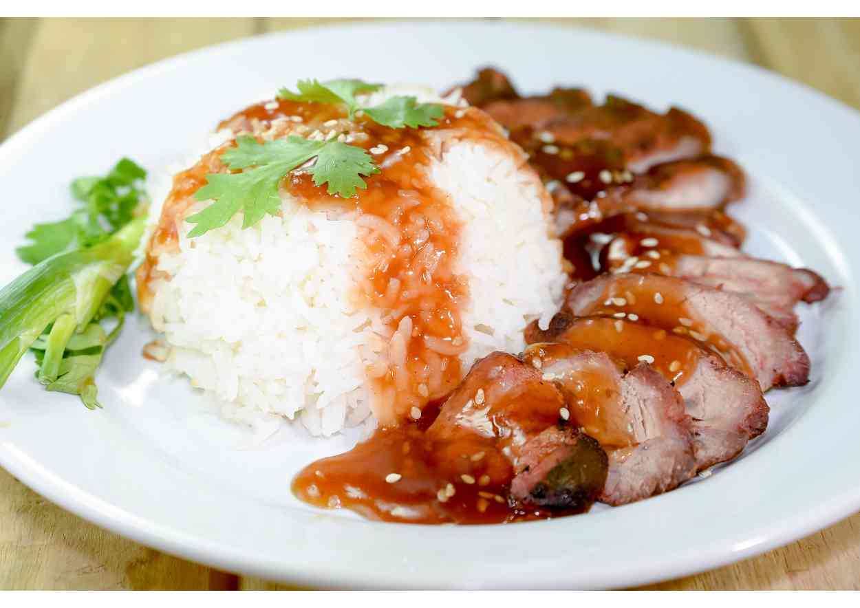 BBQ Pork Rice ข้าวหมูแดง